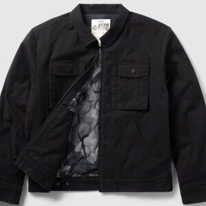 Zero Fox Trot Insulated Canvas Trucker Jacket Men’s XL Black